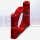 Tube Clamp 30mm Metal -Red