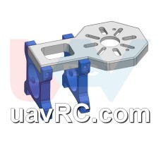 CNC Motor Mount for U8, U15 Brushless Motors 25/30mm Tube