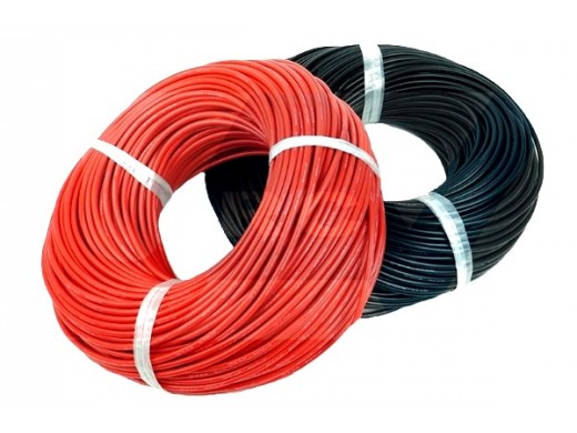 Silicone cable 12AWG x1mtr. -Red