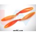 Slow-Fly 10x3.8 Props CW+CCW Set -Black/Orange